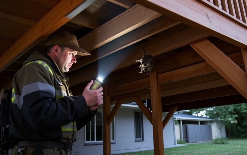 Under Deck Possum Removal in Scoresby